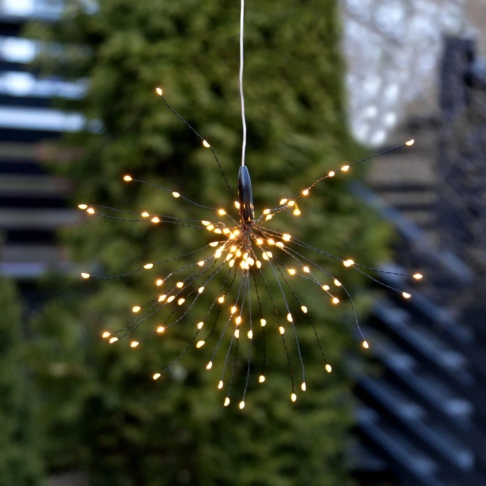 Lámpara solar LED colgante Firework