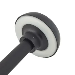 Lámpara solar LED con pica para suelo Lindby Brinca, negro, PC, sensor