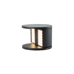 Lámpara solar LED de jardín SWING de KLEWE, antracita, Ø 20 cm IP65