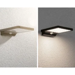 Lámpara solar LED de pared con sensor Paulmann Solveig