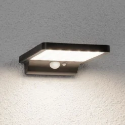 Lámpara solar LED de pared con sensor Paulmann Solveig