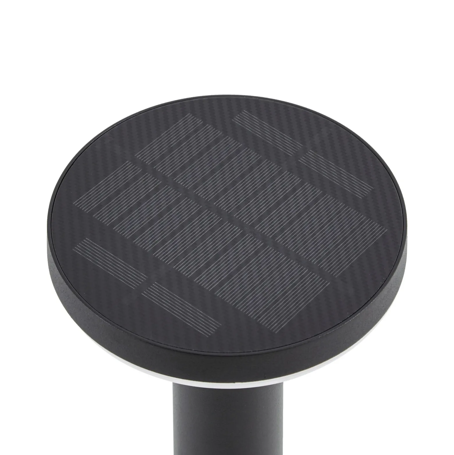Lámpara solar LED de pie Kalen de PRIOS, negra, 50 cm, con sensor