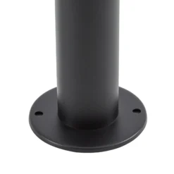 Lámpara solar LED de pie Kalen de PRIOS, negra, 50 cm, con sensor
