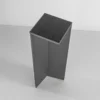 Lámpara solar LED Fold, gris oscuro, detector de movimiento, IP54
