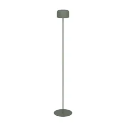 Lámpara solar LED para terraza Roccanova-L, verde, altura 120 cm
