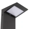 Lámpara solar LED Soleil, antracita, metal, IP54, sensor