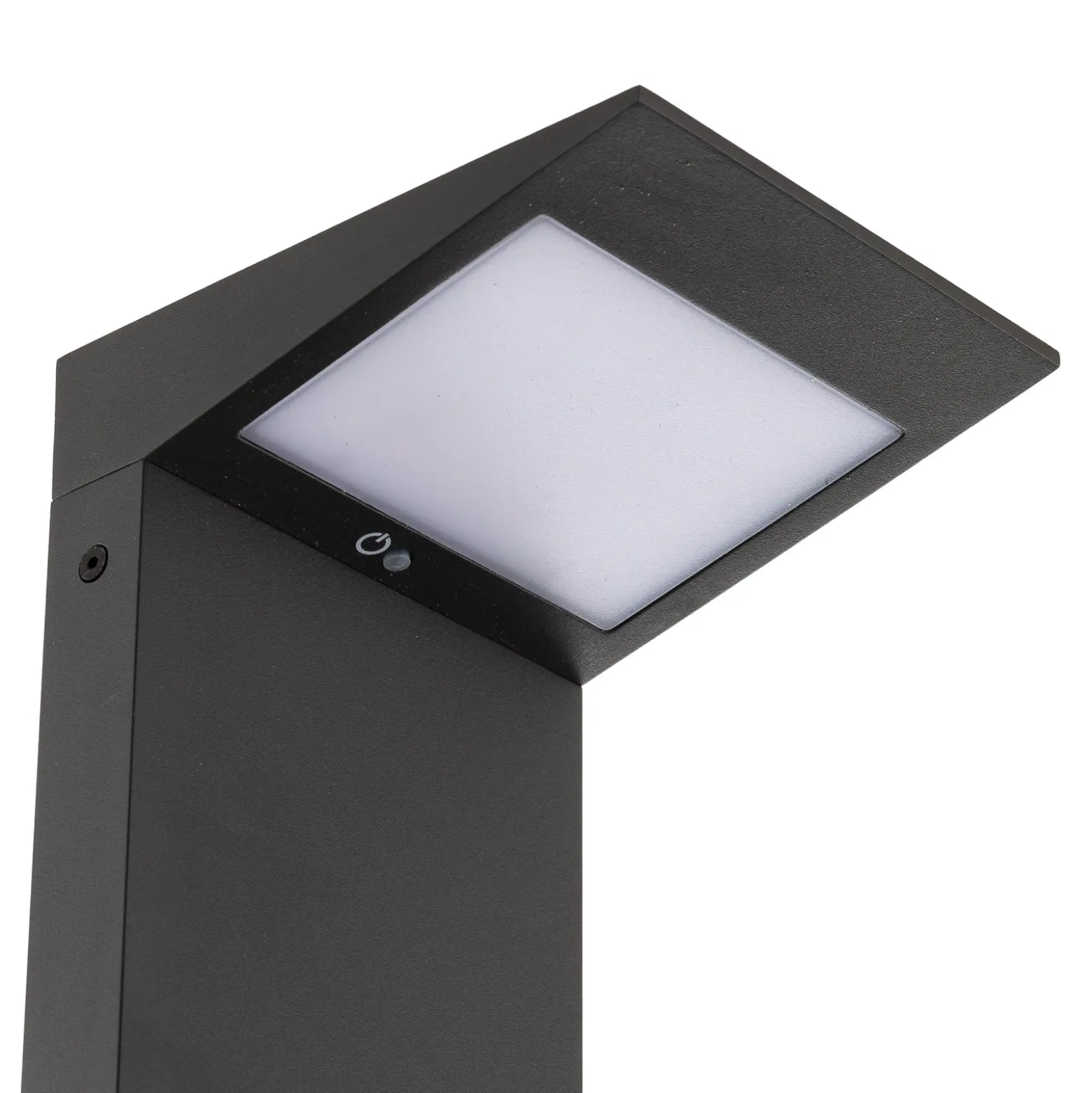 Lámpara solar LED Soleil, antracita, metal, IP54, sensor