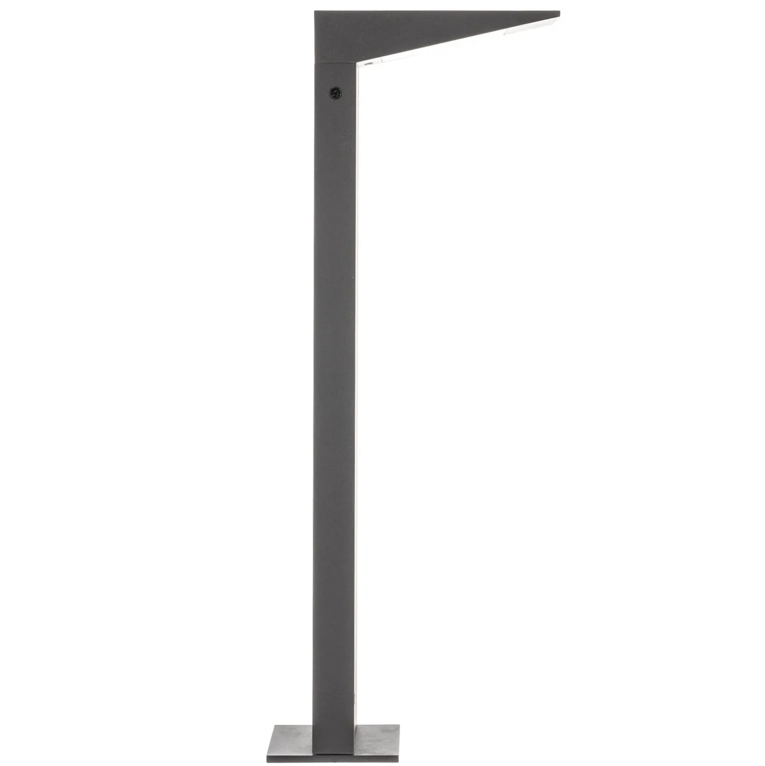 Lámpara solar LED Soleil, antracita, metal, IP54, sensor