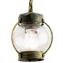 Lámp. colgante Margerite exterior cristal burbujas