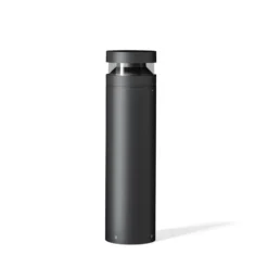 LOOM DESIGN Bolardo luminoso LED, negro, altura 60 cm, aluminio