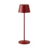 LOOM DESIGN Lámpara LED recargable para patio Modi rojo rubí 36 cm CCT