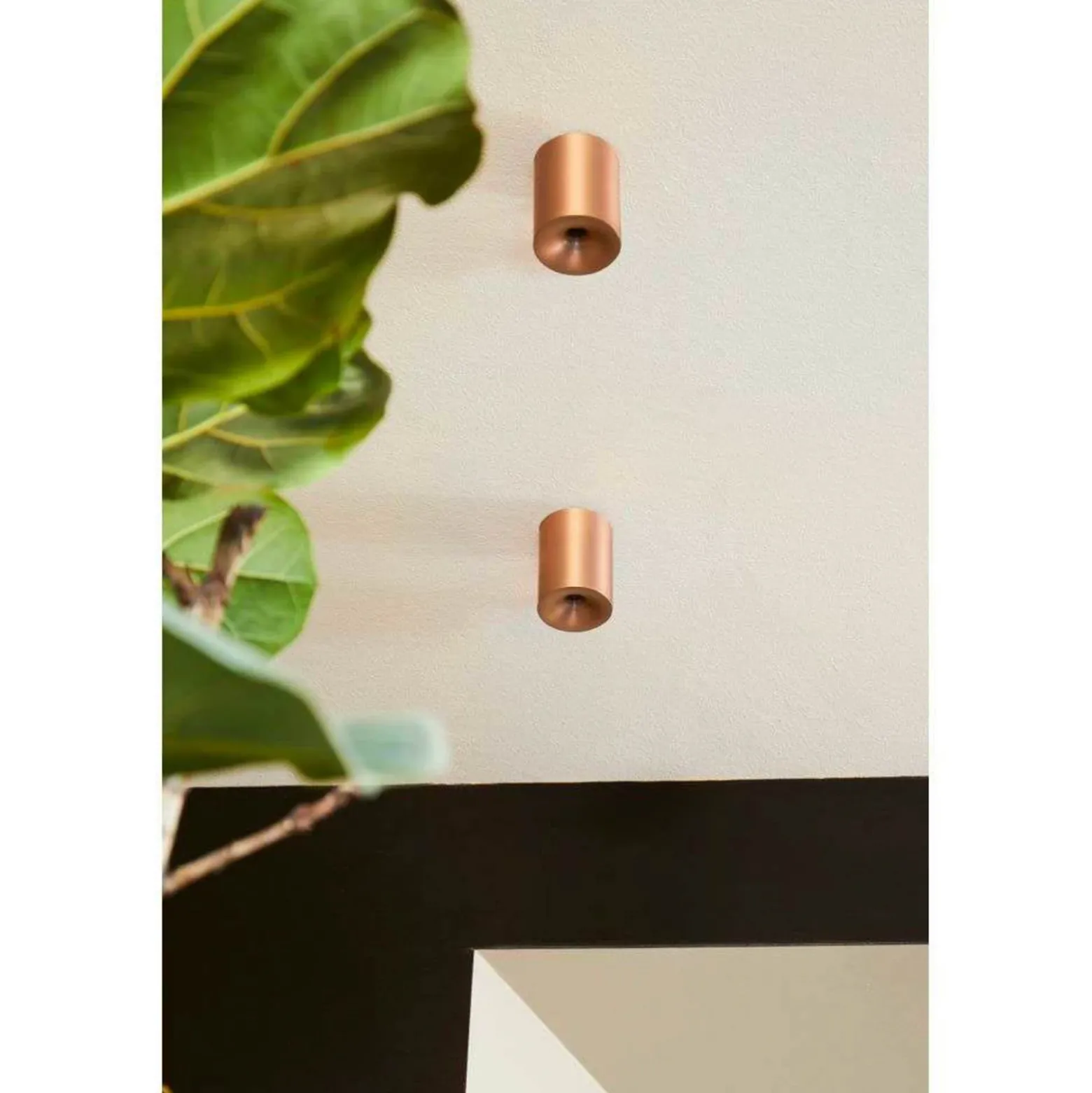 LOOM DESIGN plafón LED Nyx, bronce, IP54