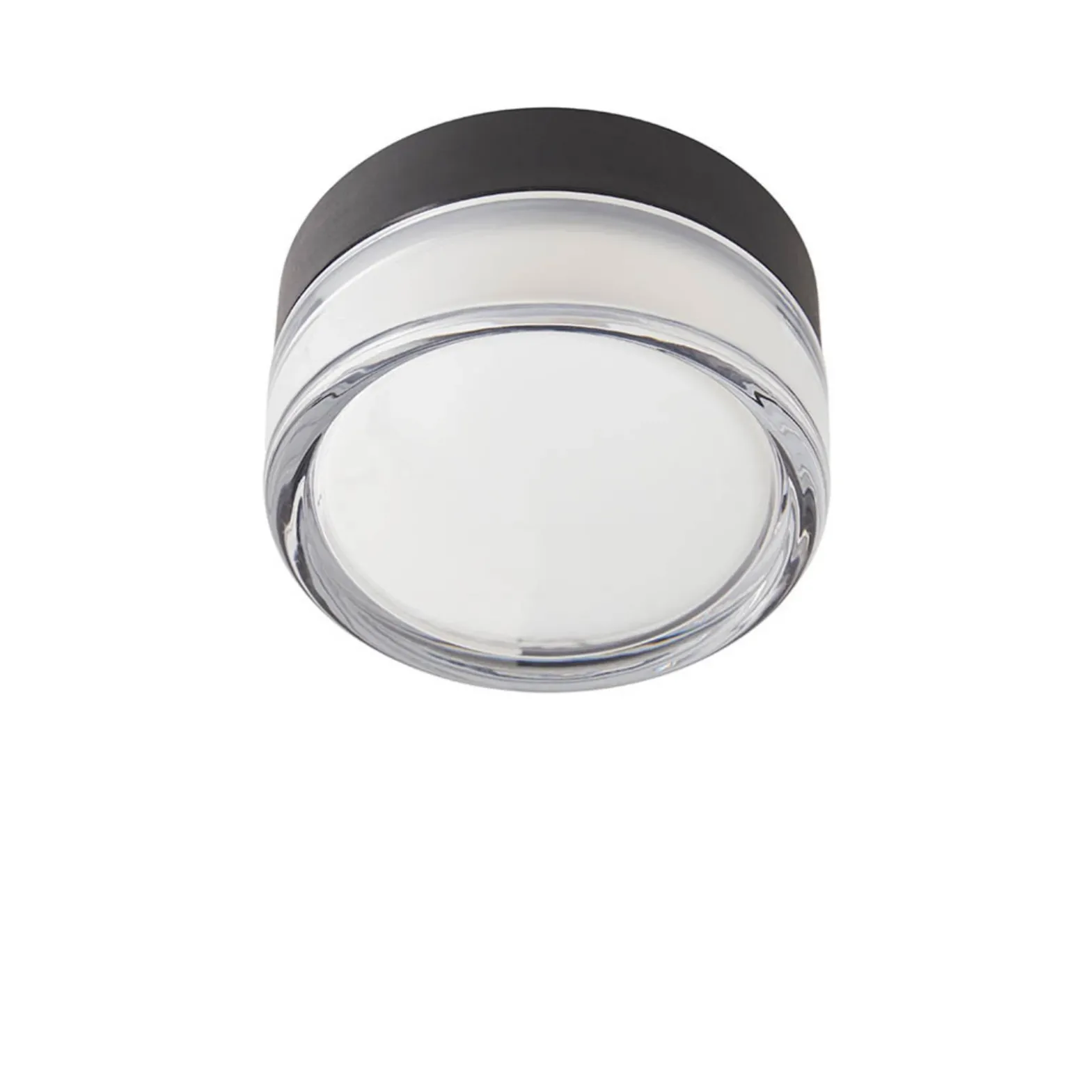 LOOM DESIGN plafón LED Otto Convex, transparente, IP65