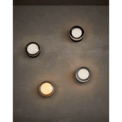 LOOM DESIGN plafón LED Otto Convex, gris, IP65