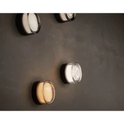 LOOM DESIGN plafón LED Otto Convex, ámbar,IP65