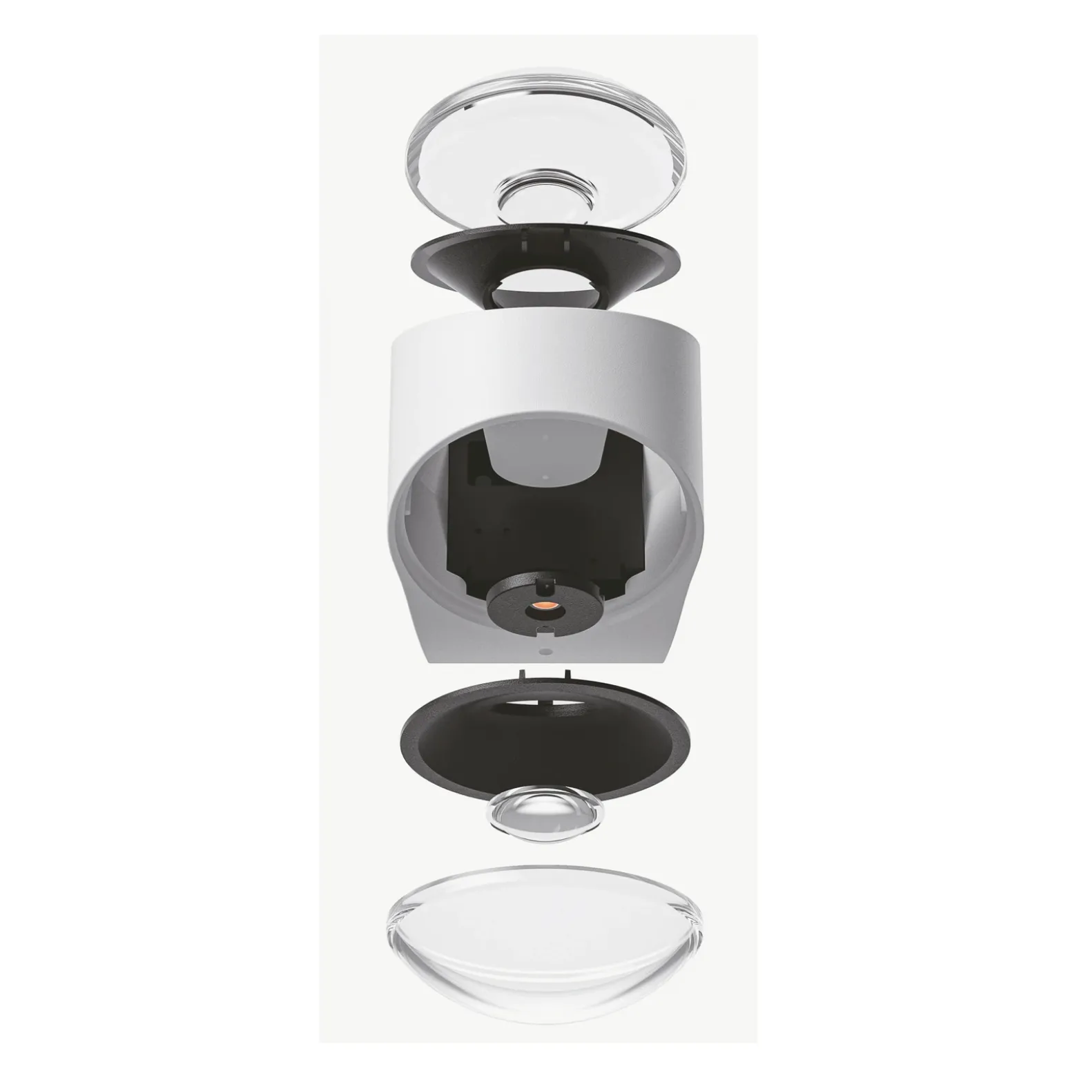 LOOM DESIGN Saga Aplique LED para exterior arriba/abajo blanco