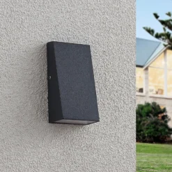 Lucande Adarey aplique LED de exterior, IP54
