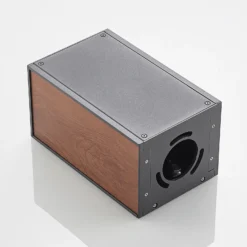 Lucande Ansala Baliza R7s con decoración de madera