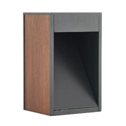 Lucande Ansala Baliza R7s con decoración de madera