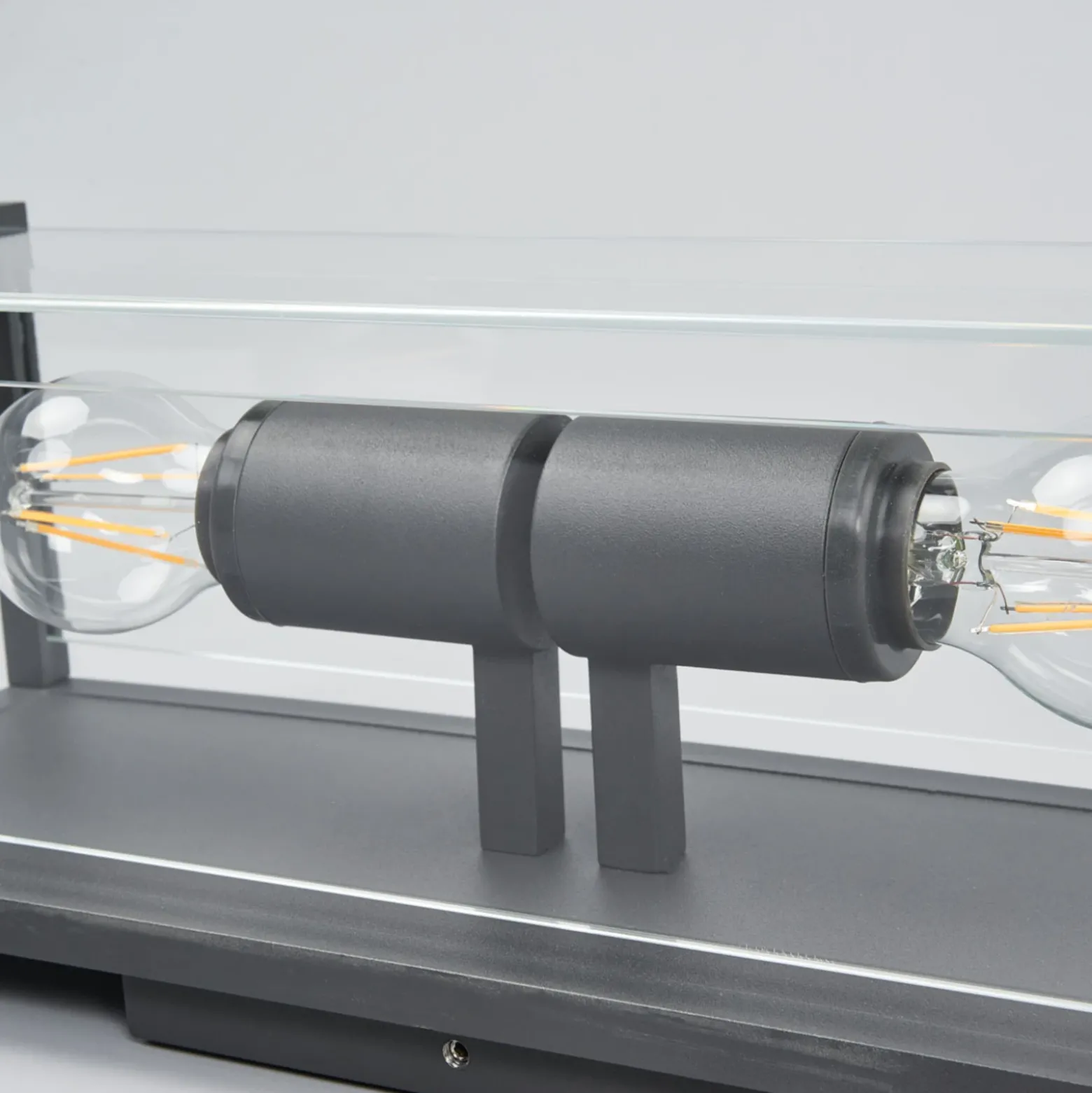 Lucande aplique de exterior Annalea, 40 cm, 2 luces, IP54