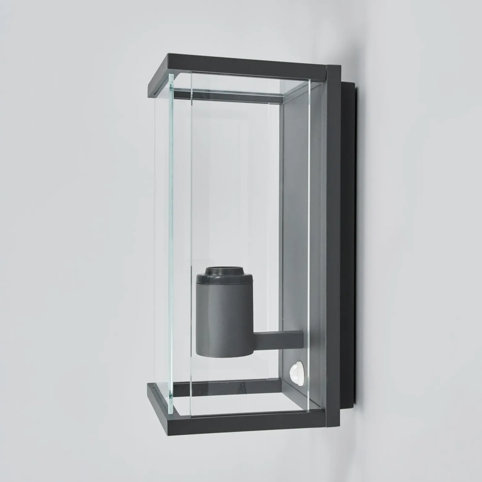 Lucande aplique de exterior Annalea, 29cm, 1 luz, IP54, sensor