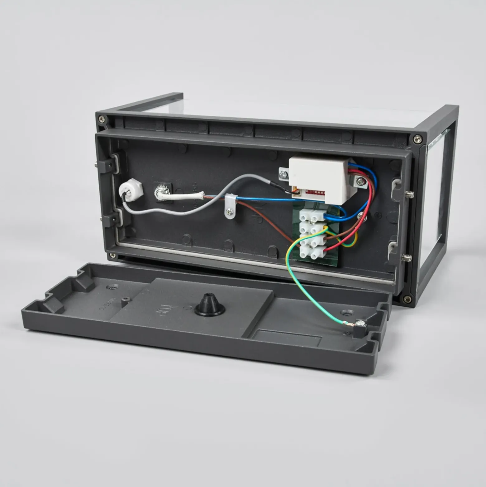 Lucande aplique de exterior Annalea, 29cm, 1 luz, IP54, sensor