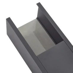 Lucande Aplique de exterior LED Lavrin, negro/gris, aluminio