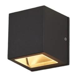 Lucande aplique de exterior Maurice, antracita, metal, IP54