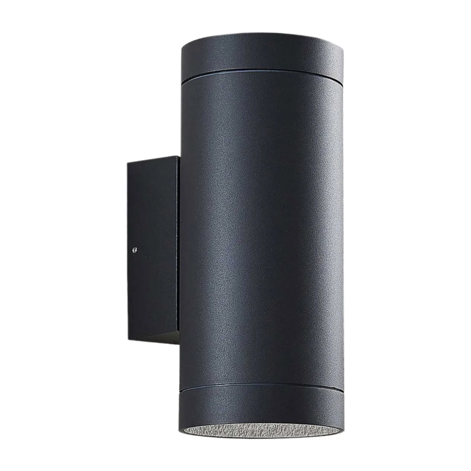 Lucande aplique de exterior Thomke, 2 luces, antracita, aluminio
