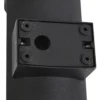 Lucande aplique de exterior Zanta, altura 19,7 cm, IP65, negro
