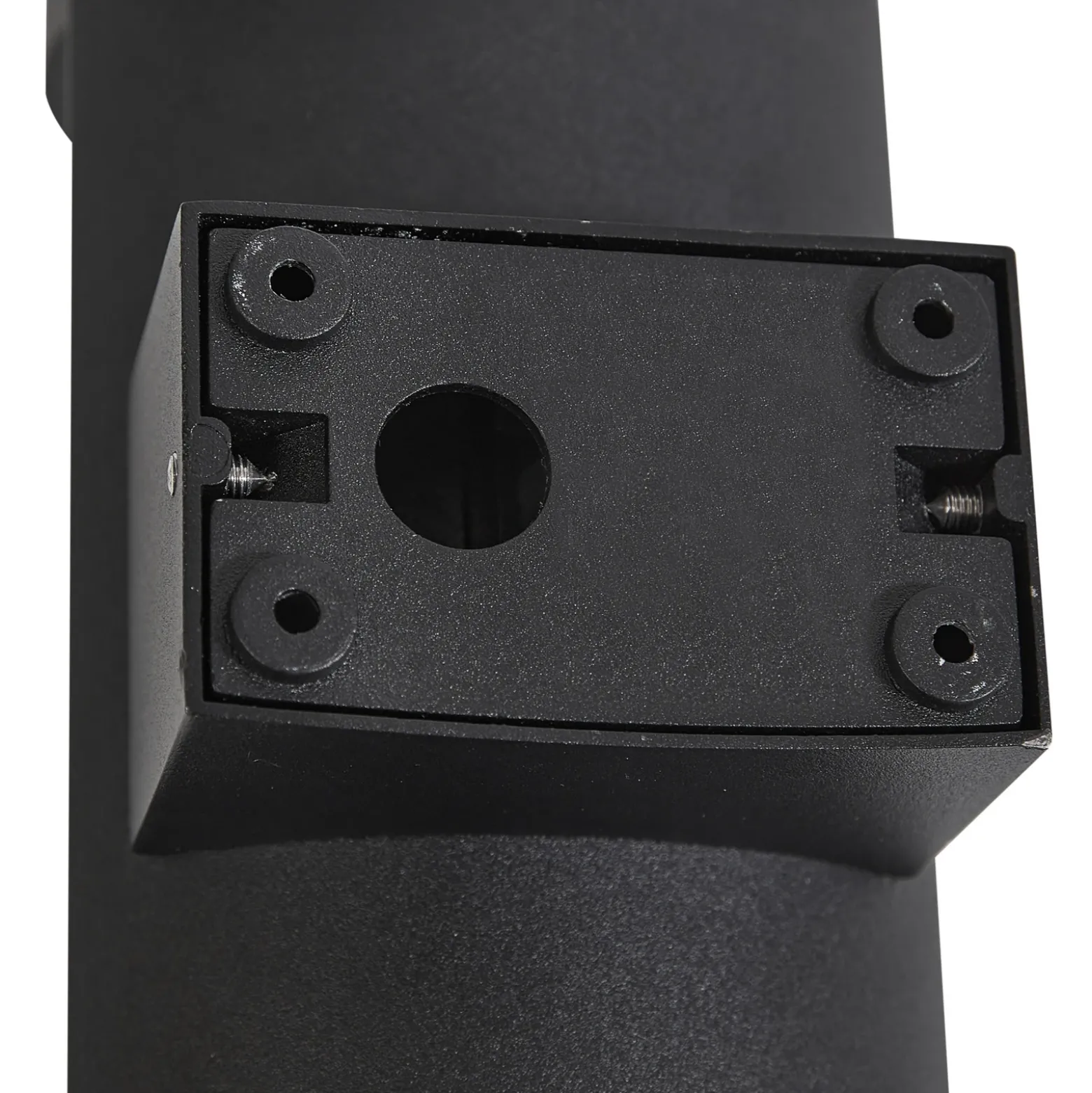Lucande aplique de exterior Zanta, altura 19,7 cm, IP65, negro