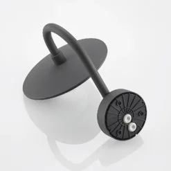 Lucande aplique de exterior Zamalino, 31 cm, antracita, sensor