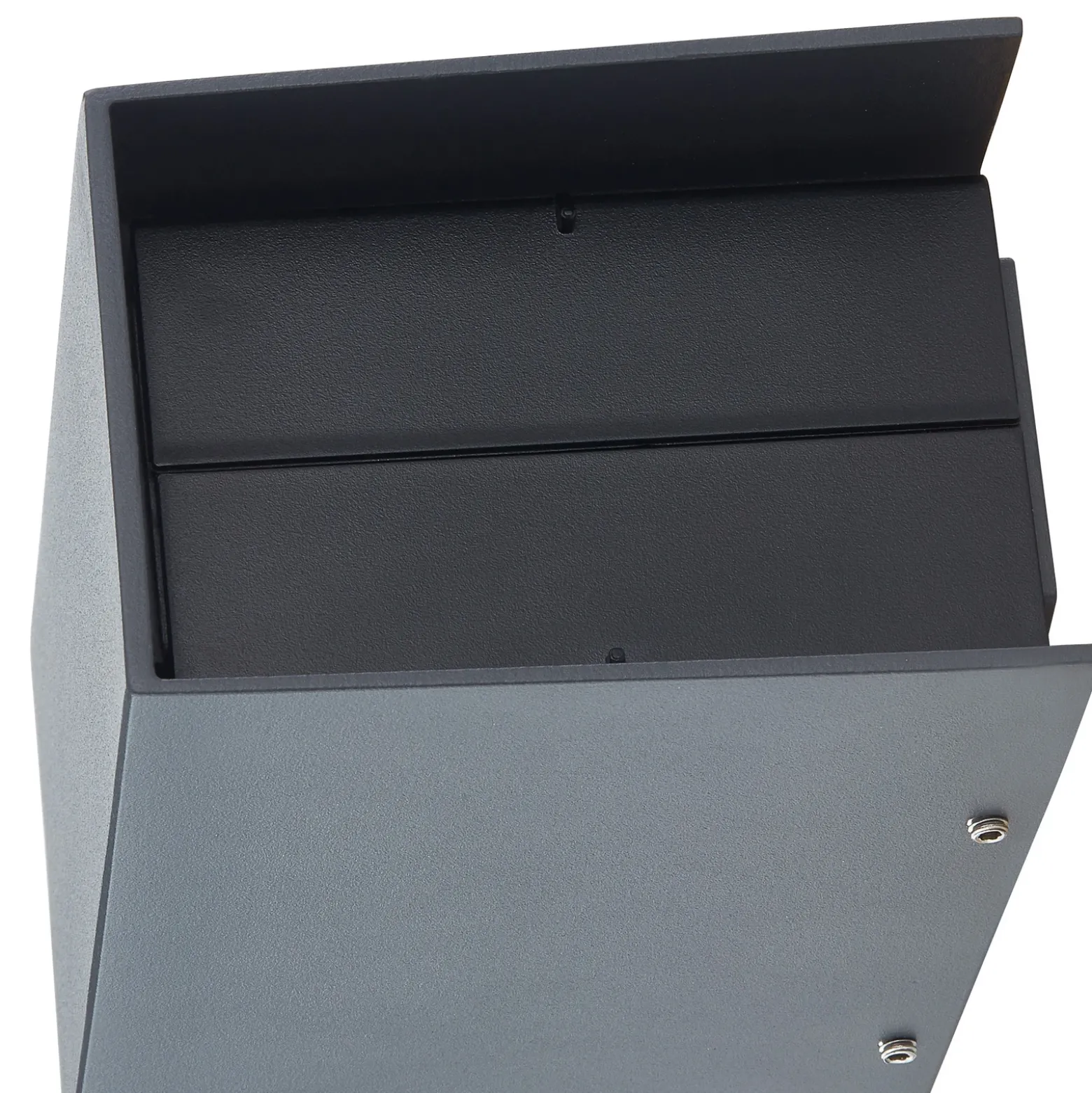 Lucande aplique de pared LED Kimian, altura 17 cm, antracita, IP54