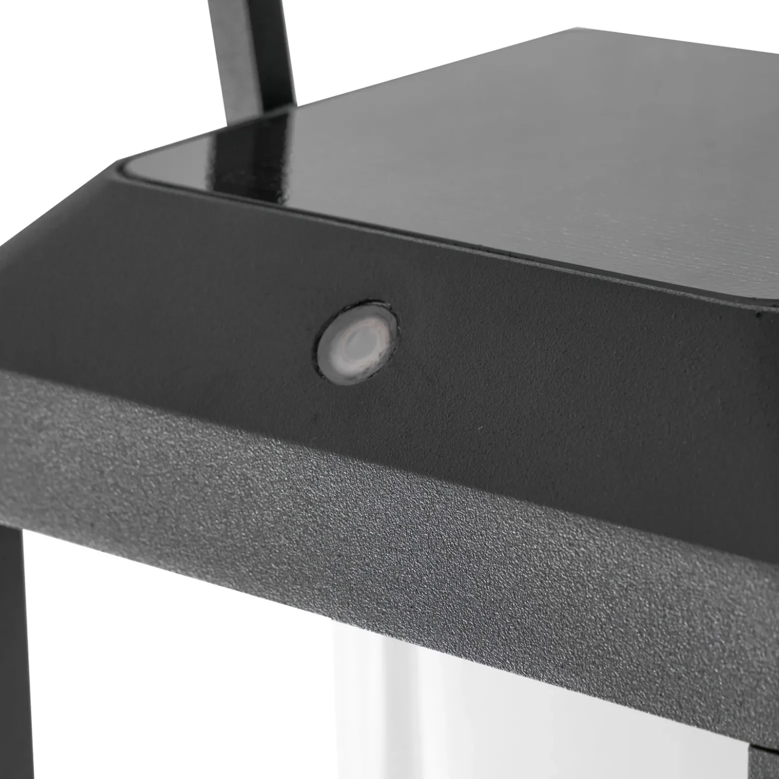 Lucande Aplique de pared LED Tilena, angular, negro, aluminio