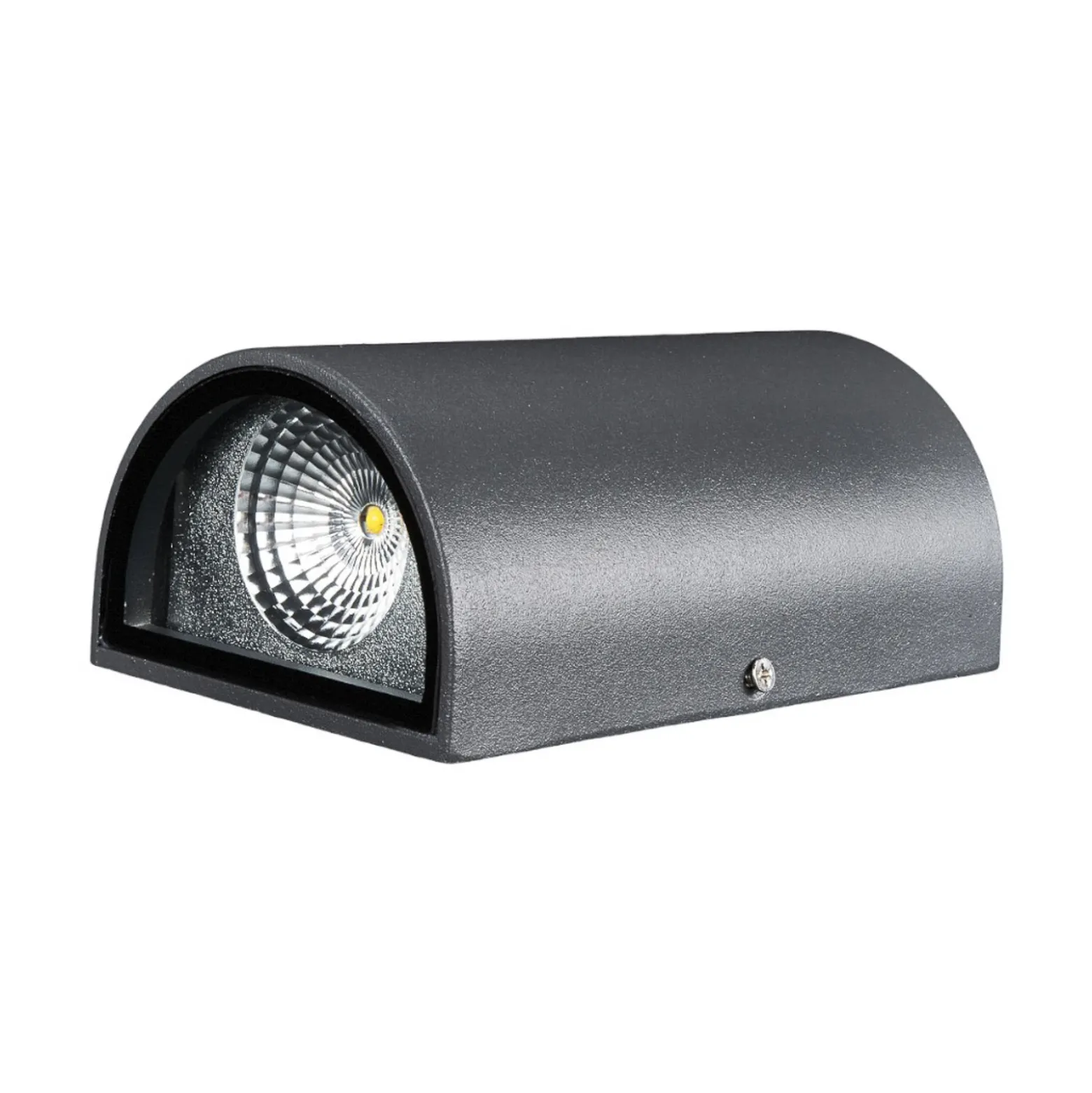 Lucande Aplique LED para exterior Jale, 16 cm, antracita, aluminio