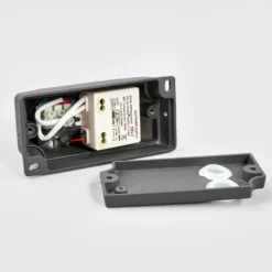 Lucande Aplique LED para exterior Mikka, 17 cm, antracita, 2 luces.