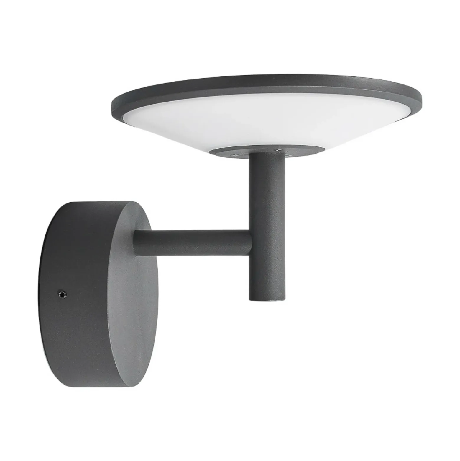 Lucande aplique LED para exterior Fenia, antracita, aluminio, IP65