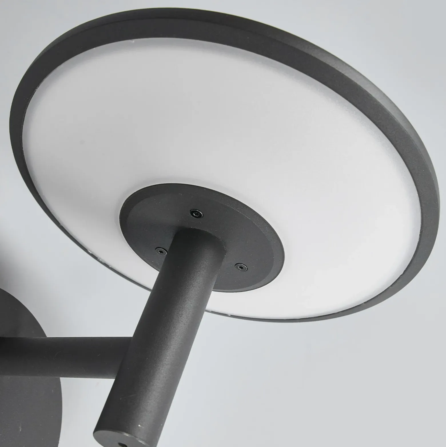 Lucande aplique LED para exterior Fenia, antracita, aluminio, IP65