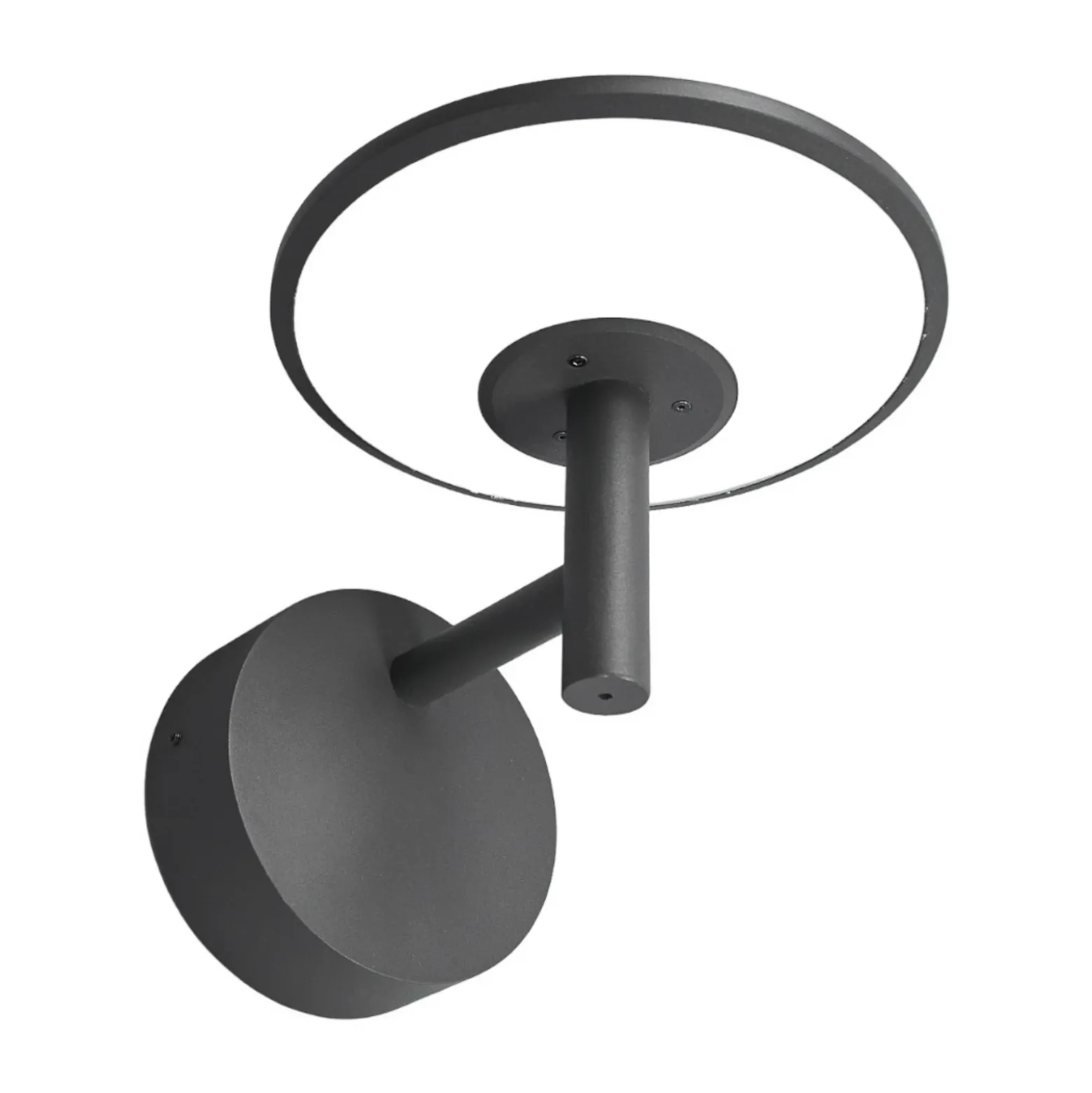 Lucande aplique LED para exterior Fenia, antracita, aluminio, IP65