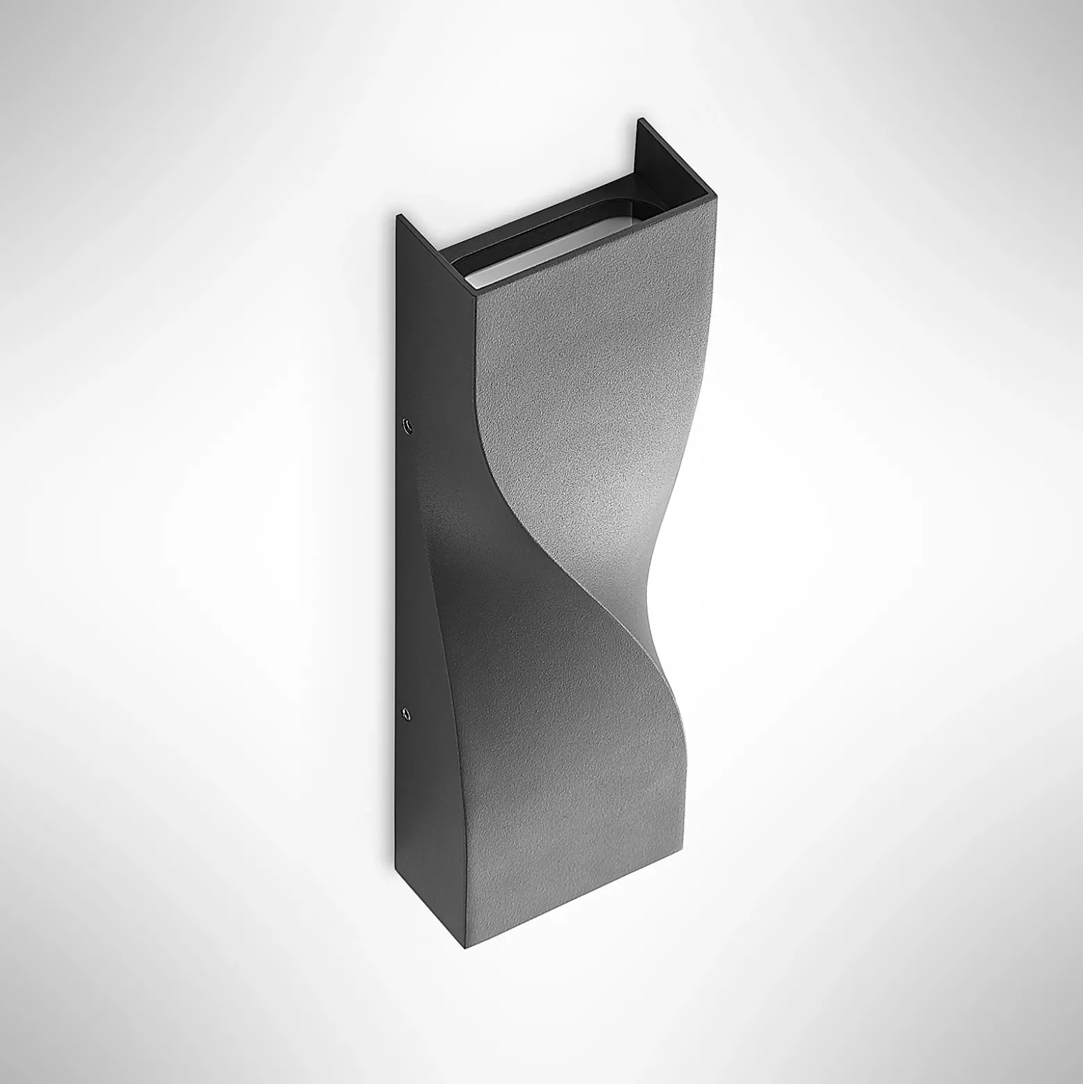 Lucande Aplique LED para exterior Tibelya, antracita, arriba/abajo, IP65