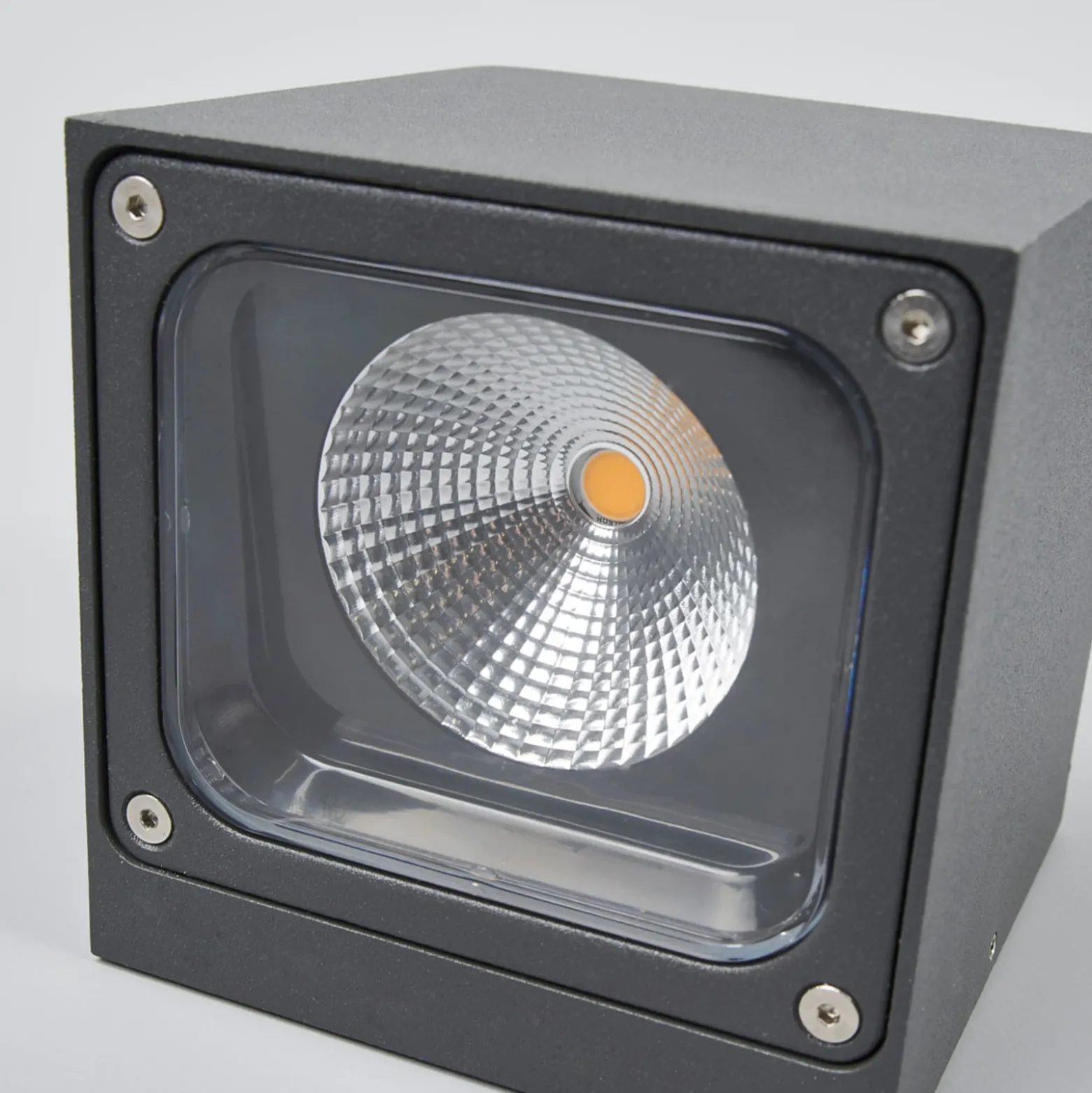 Lucande Aplique LED para exterior Merjem, 12 cm, down, IP54