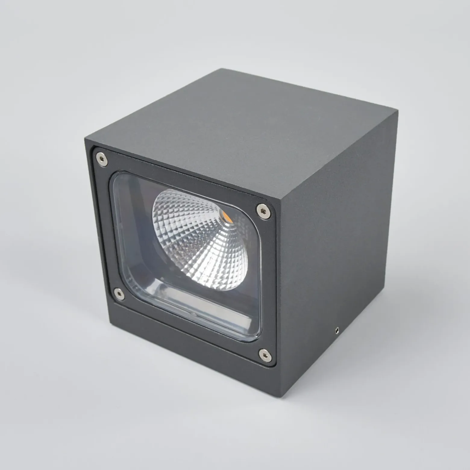 Lucande Aplique LED para exterior Merjem, 12 cm, down, IP54