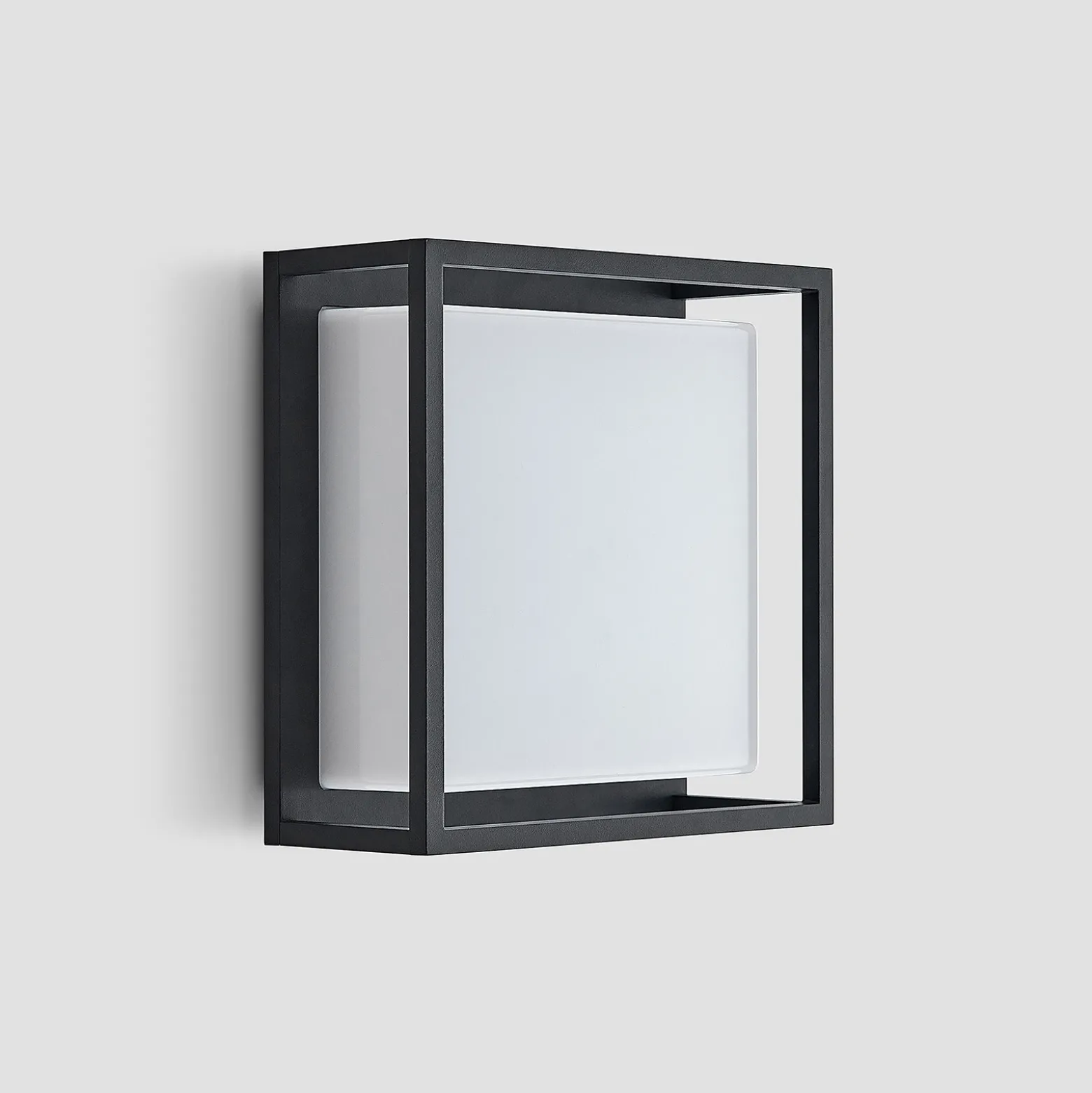 Lucande Aplique LED para exterior Ilirian, antracita, aluminio, 25 cm