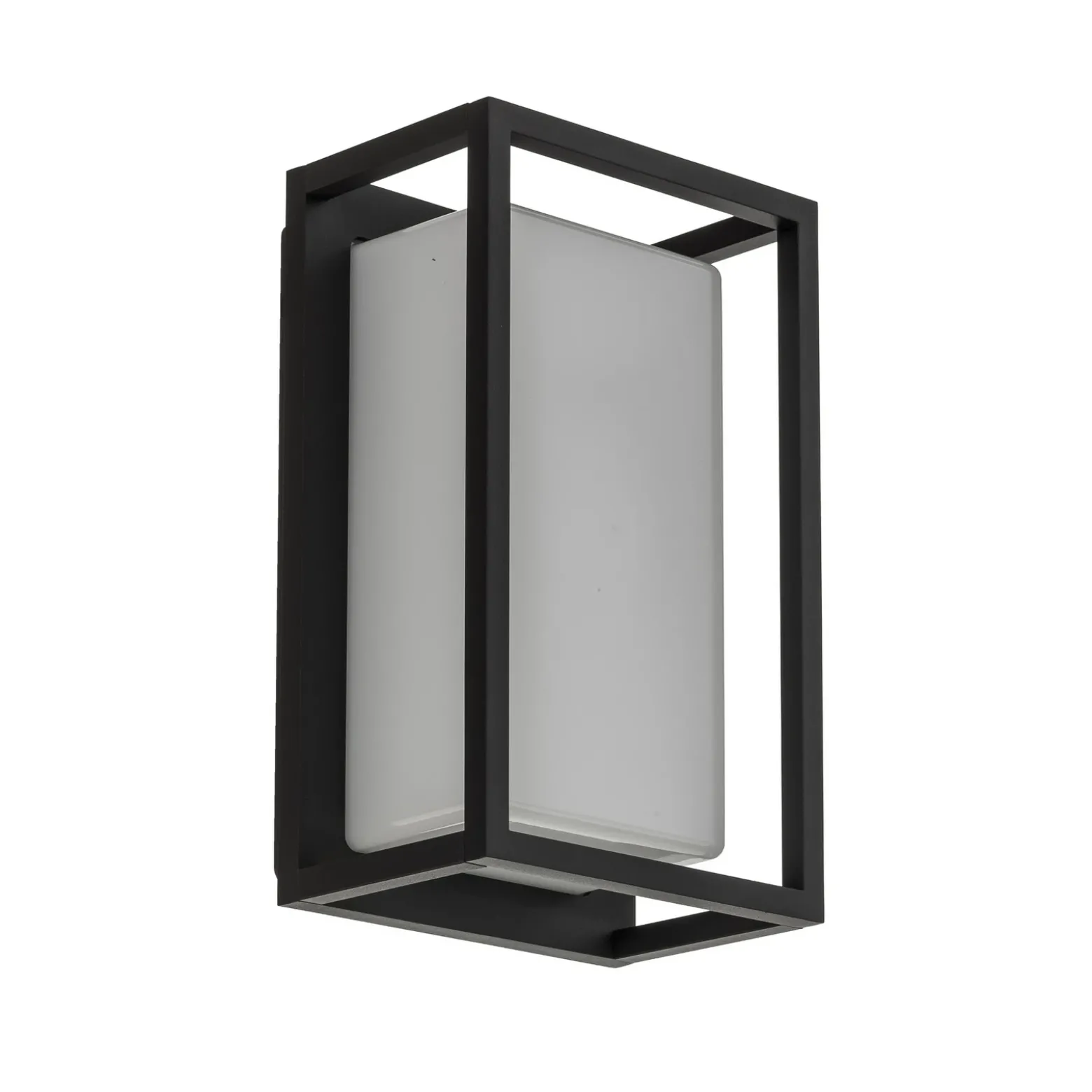 Lucande aplique LED para exterior Ilirian, antracita, aluminio, 15 cm