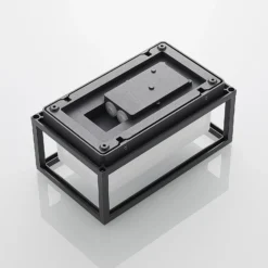 Lucande aplique LED para exterior Ilirian, antracita, aluminio, 15 cm