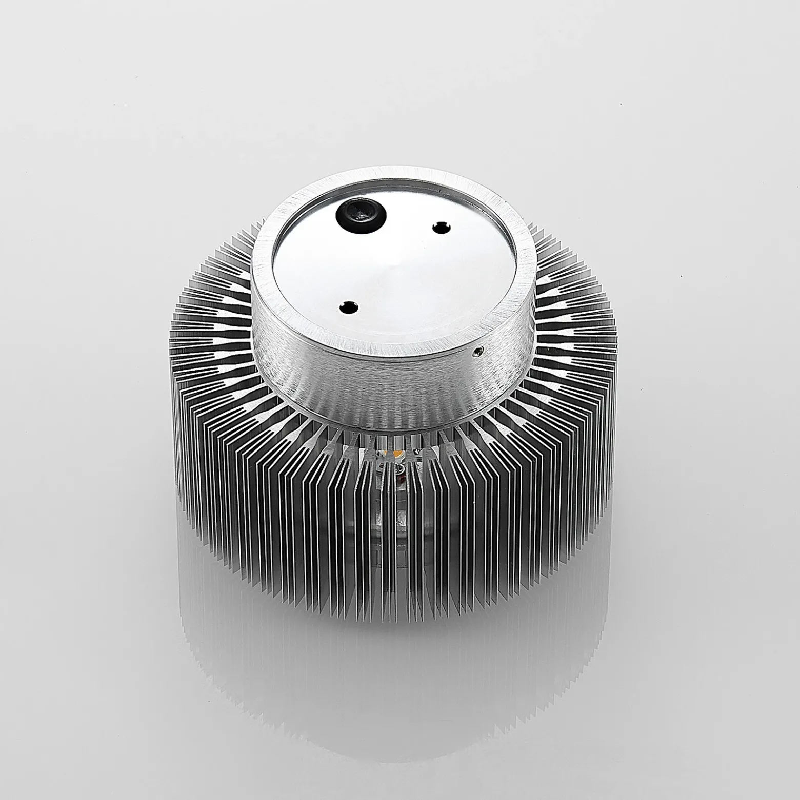 Lucande Aplique LED para exterior Keany, metal, Ø 16 cm, IP54