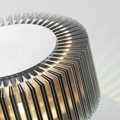 Lucande Aplique LED para exterior Keany, metal, Ø 16 cm, IP54