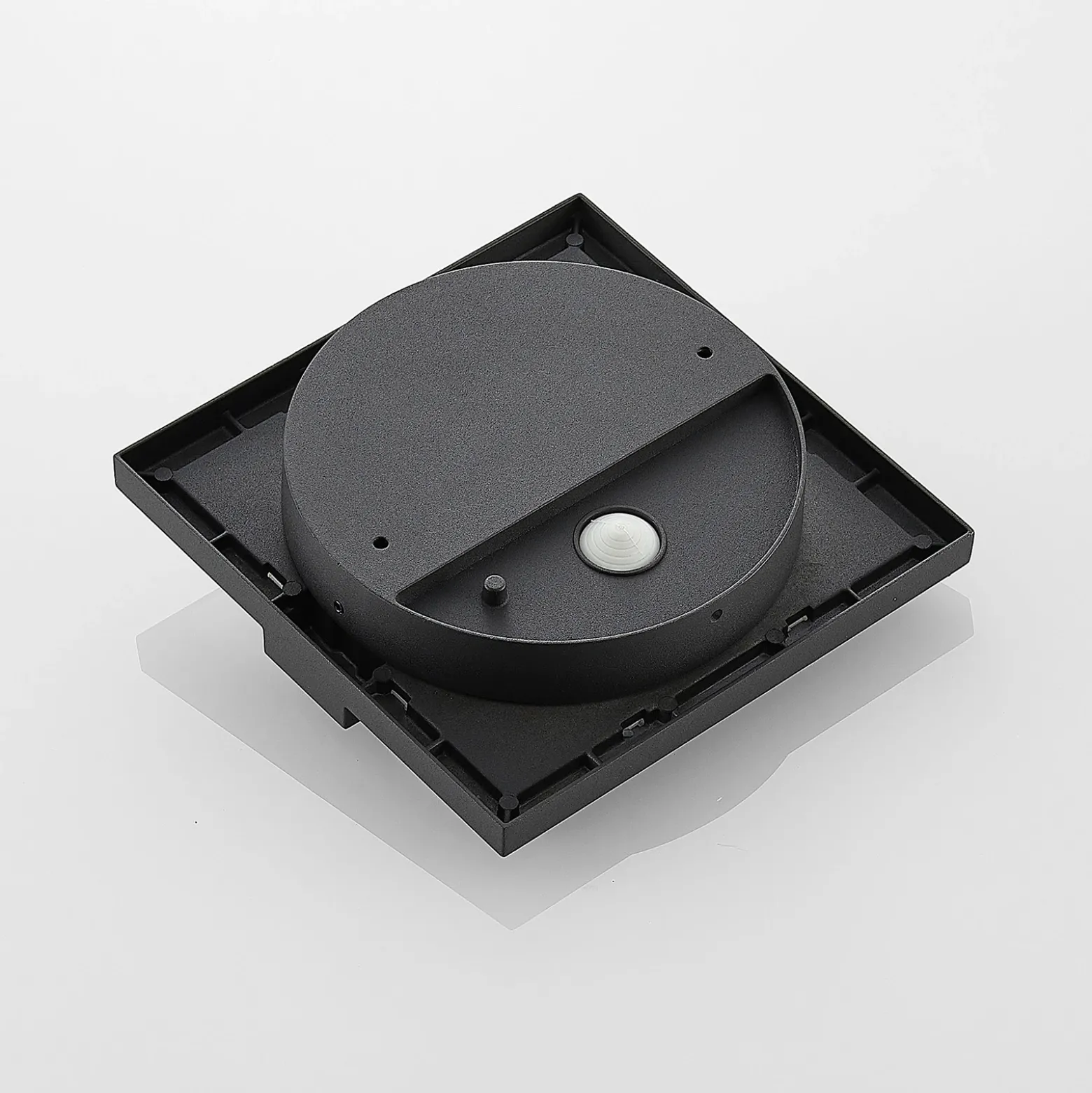 Lucande Aplique LED para exterior Gylfi, 20 cm, negro, sensor