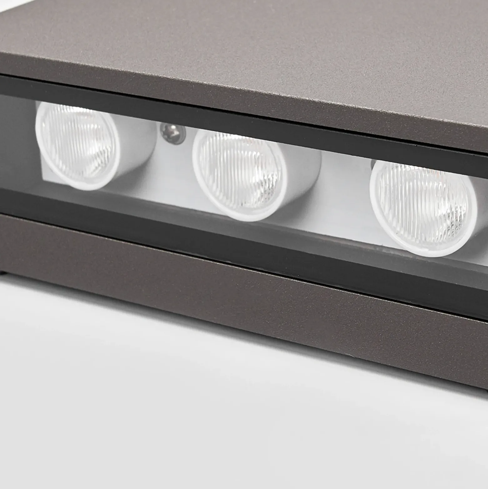 Lucande Aplique LED para exterior Trixy, antracita, metal, IP54