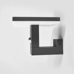 Lucande Aplique LED para exterior Olesia, 15 cm, sensor, IP54
